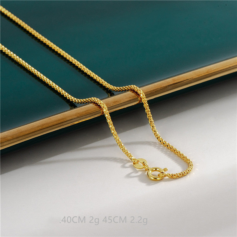 Cross Water Wave Box Sideways Various Clavicle Chains