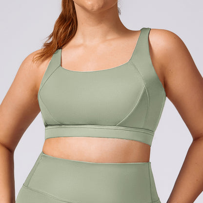 Plus Size Quick-Dry Pilates Workout Outfit