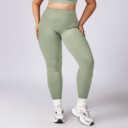 Plus Size Quick-Dry Pilates Workout Outfit