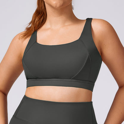 Plus Size Quick-Dry Pilates Workout Outfit