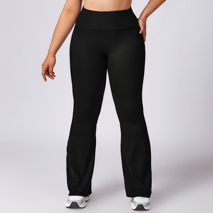 Plus Size Quick-Dry Pilates Workout Outfit