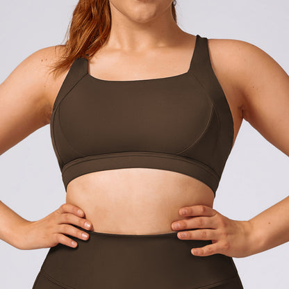 Plus Size Quick-Dry Pilates Workout Outfit