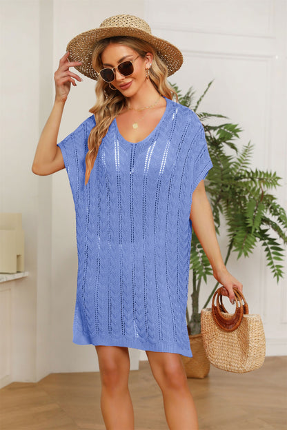 Spring Summer Plus Size Cutout Beach Top