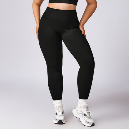 Plus Size Quick-Dry Pilates Workout Outfit